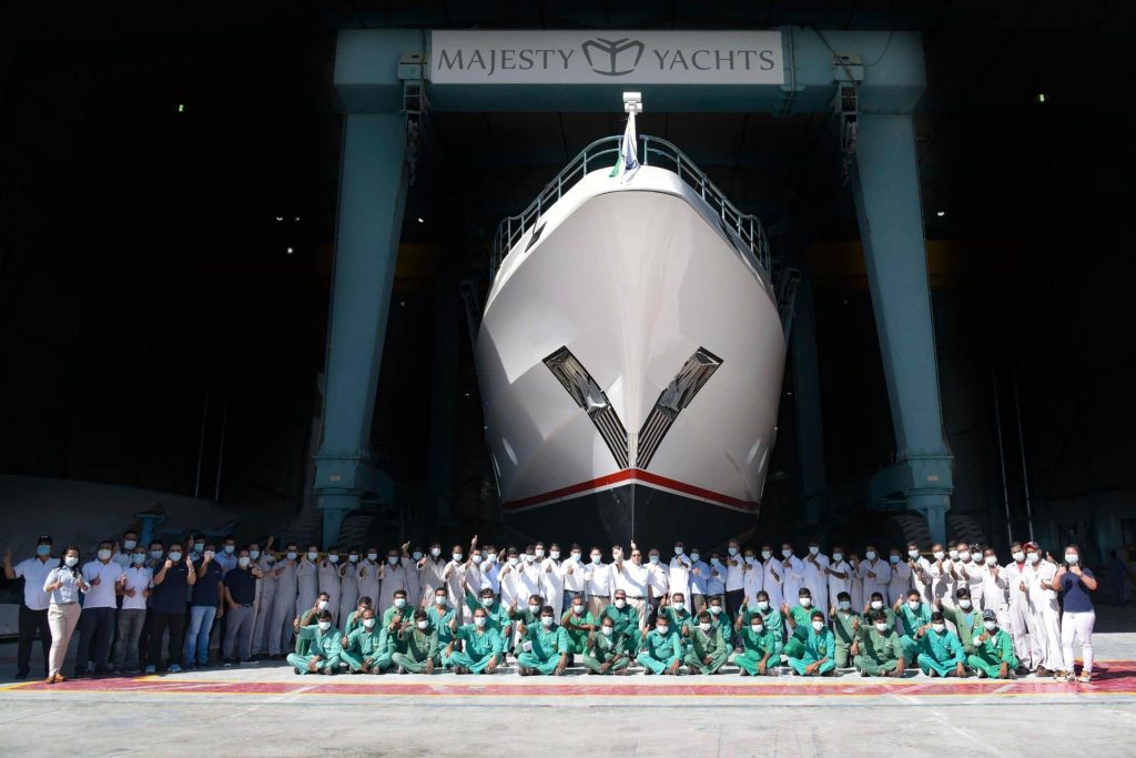 This is a photo of the Majesty 122 Sky Lounge Team 