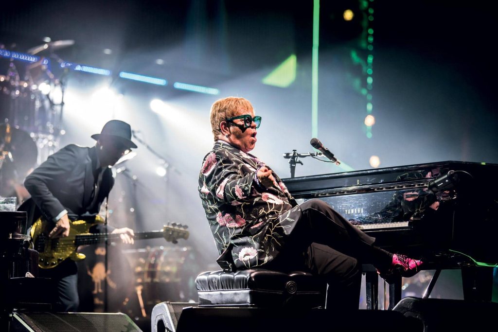This is photo of a Elton John Philadelphia Show