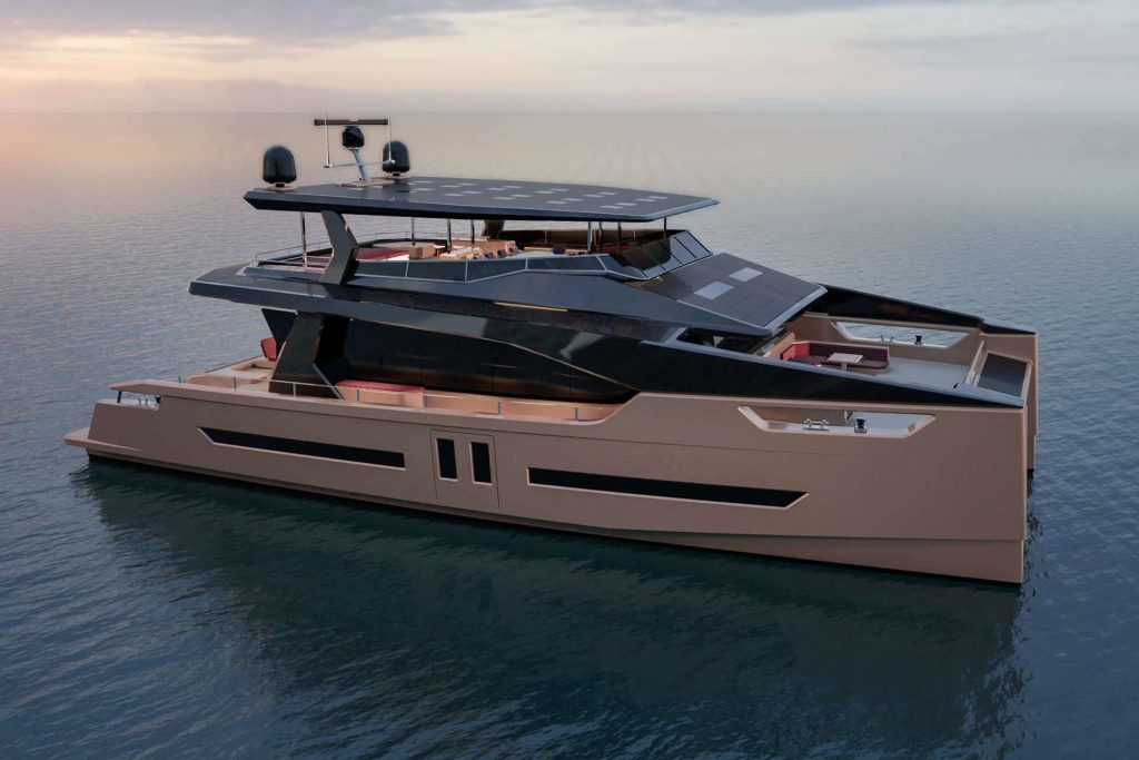 This is photo of a Ocean Eco 90 side view