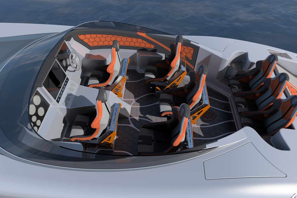 This is photo of a Gladiator 411 cockpit