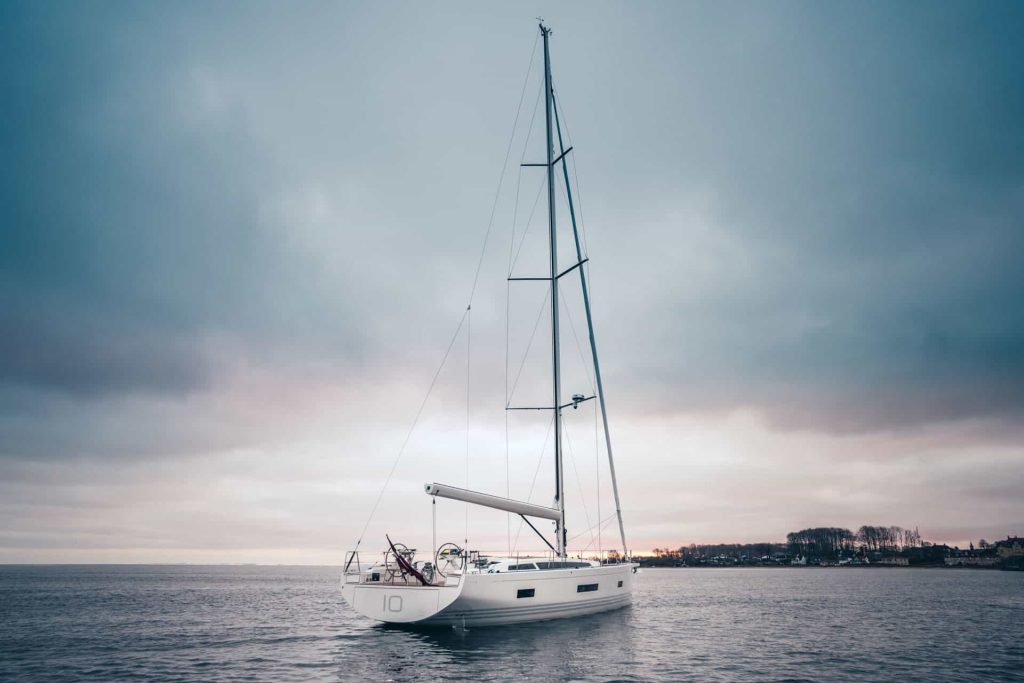 This is a photography of sailing yacht x56