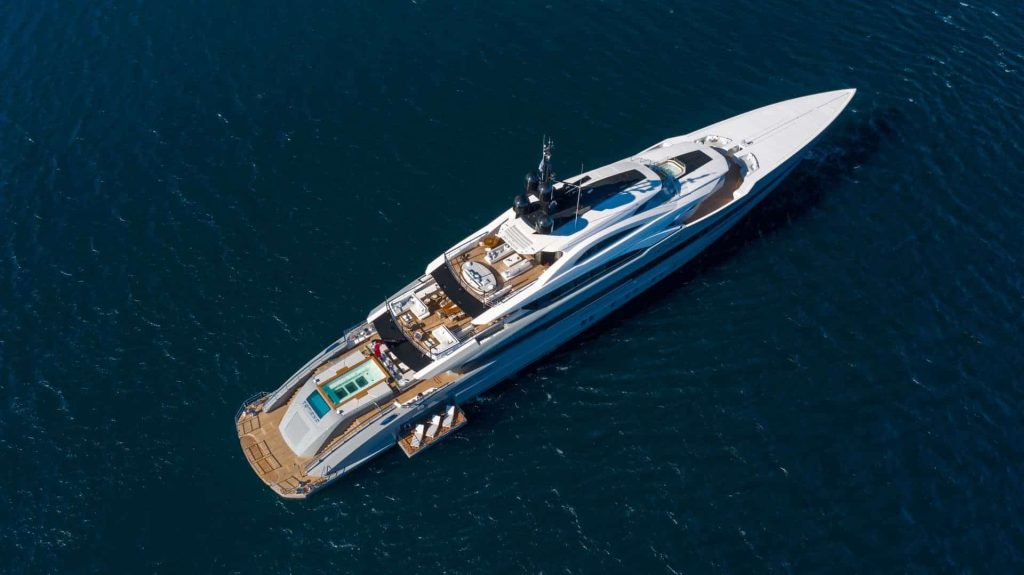This is a photography of Bilgin 263 Tatiana from air
