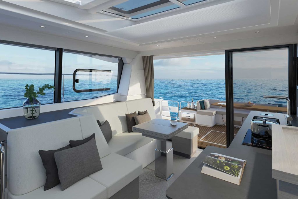 This is photo of a new MY 4.S living space