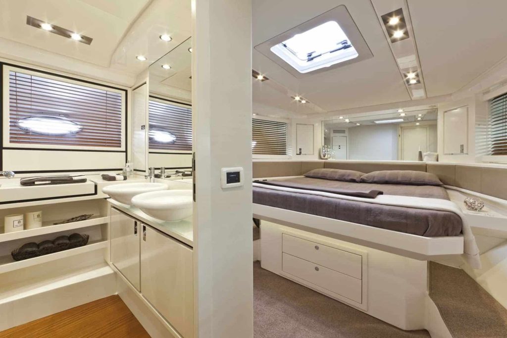 This is photo of a Itama's 62S owners suite