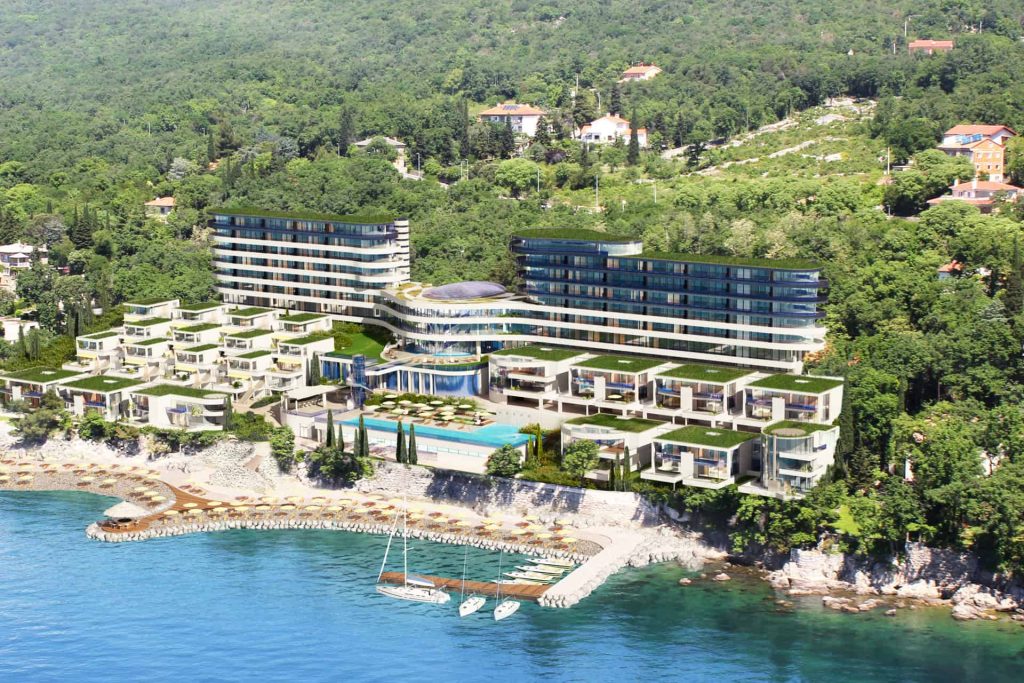 This is photo of a Hilton Rijeka sea view