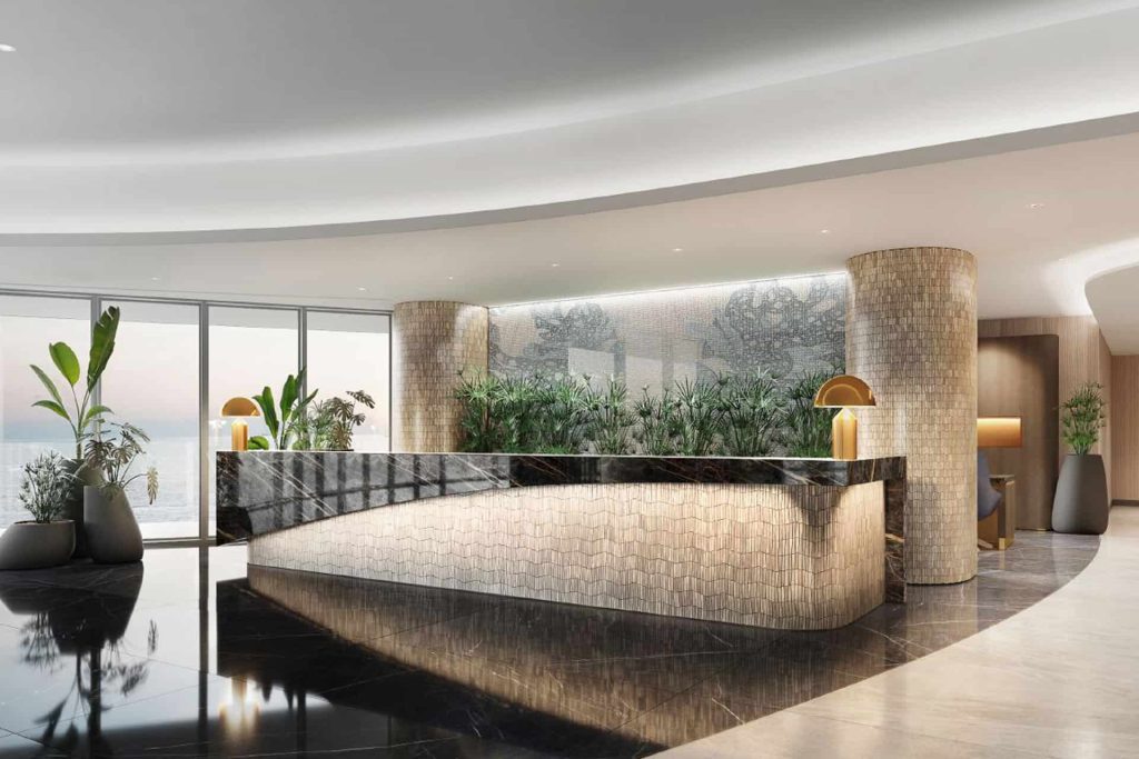 This is photo of a Hilton Rijeka reception
