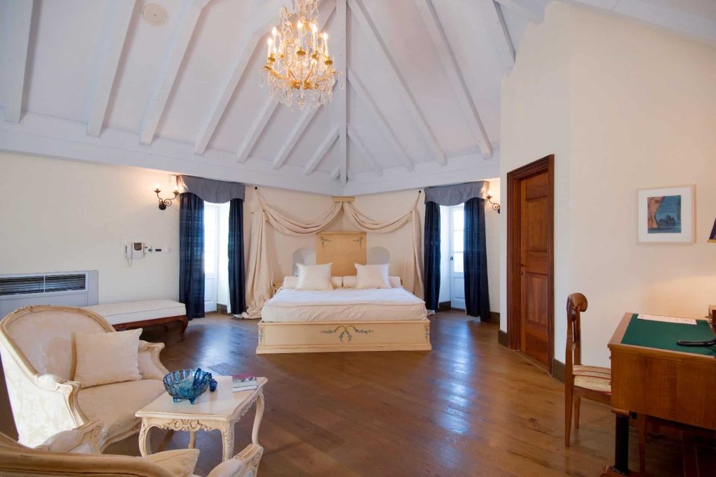 This is a photography of The Imperial Tower of Karlo VI Martinis Marchi Heritage Hotel
