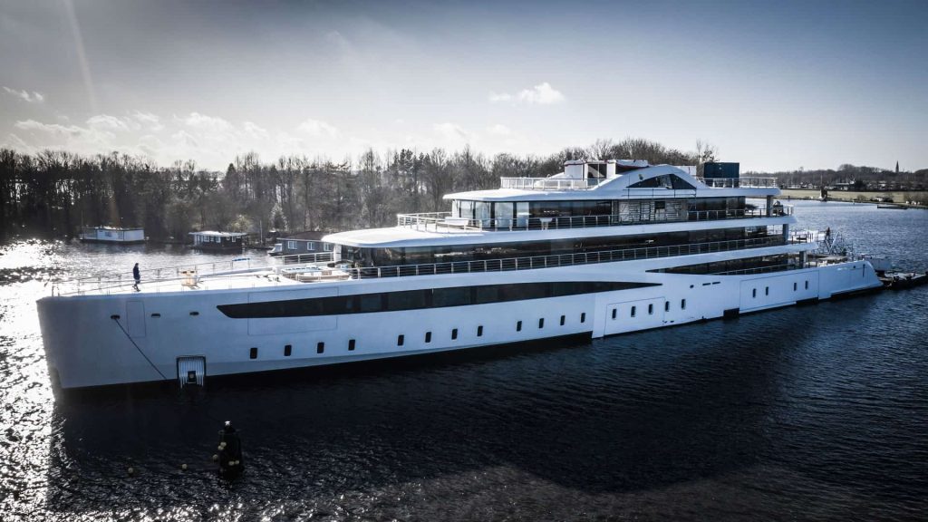 This is photo of a new Feadship project 817