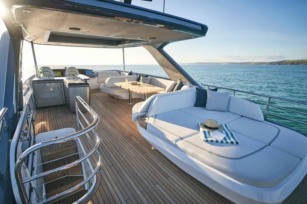This is photo ofa a Princess Y72 Flybridge