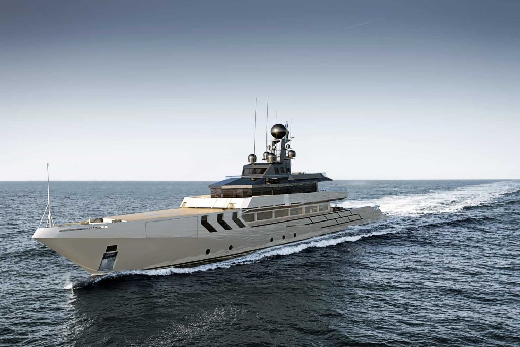 This is photo of a custom superyacht OPV 56 Antonini Navi