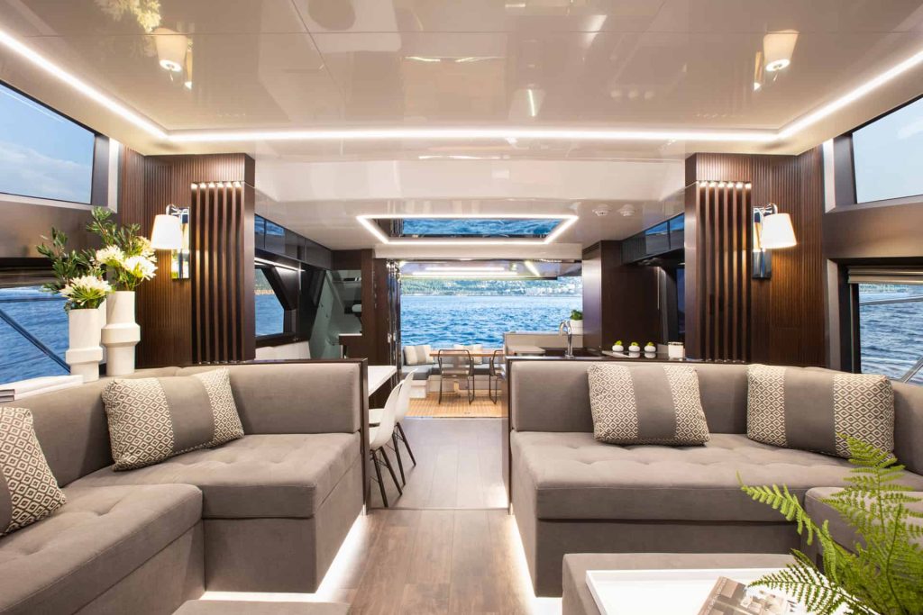 This is photo of a Pearl 62 saloon