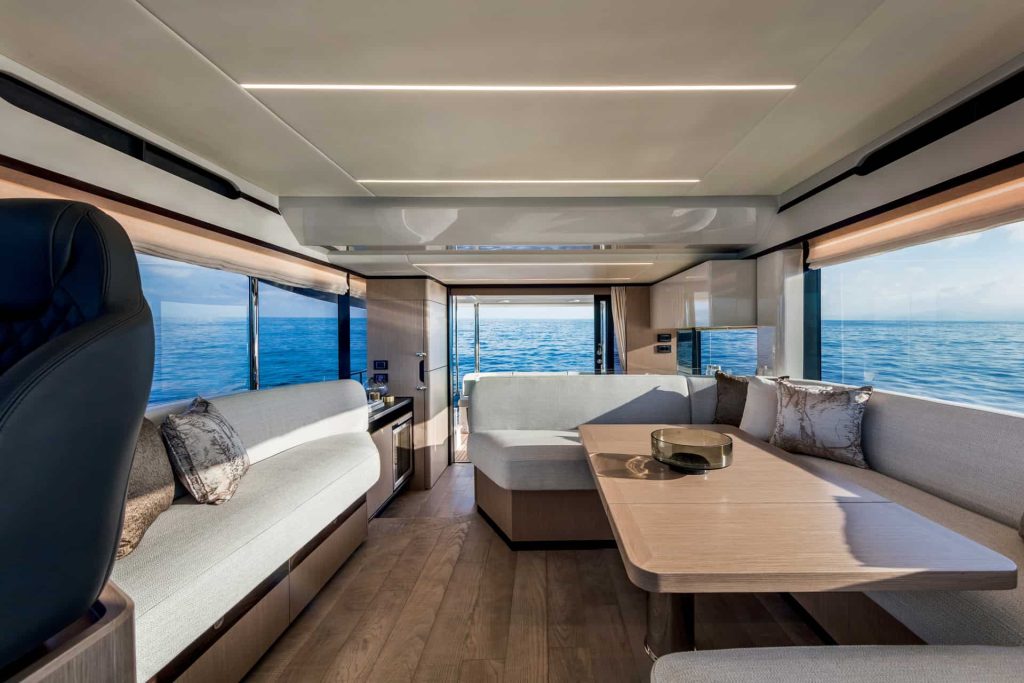 This is photo of a Navetta 48 saloon