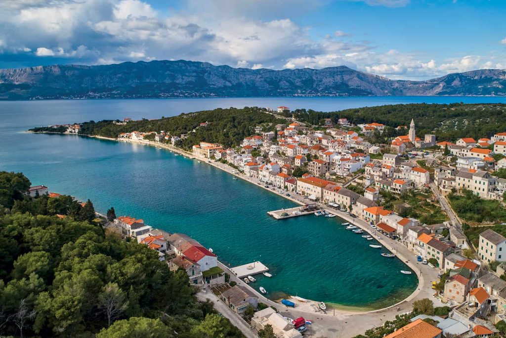 This is photo of a Povlja on Island of Brač