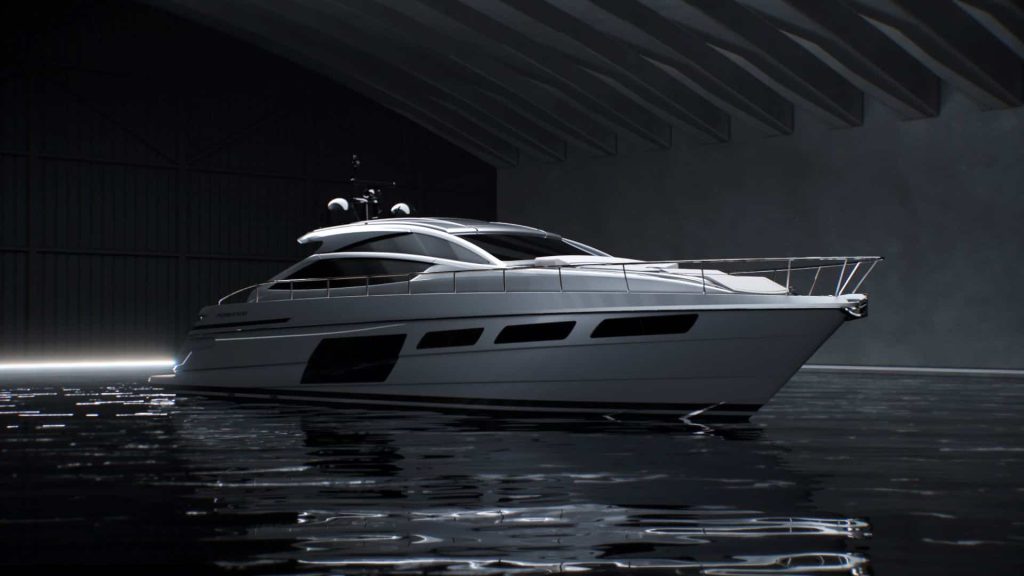 This is aphotography of new Pershing 6X front view