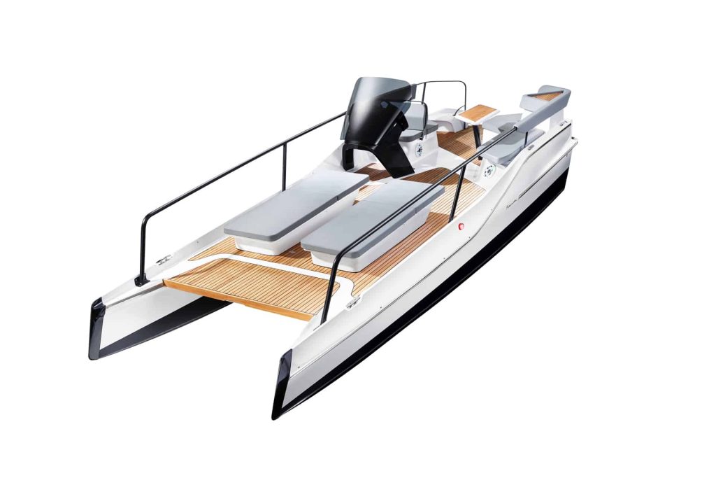 This is photo of a new eletric boat