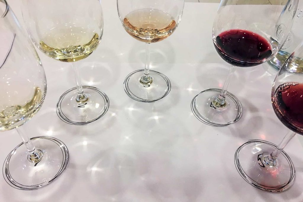 This is photo of a wine tasting