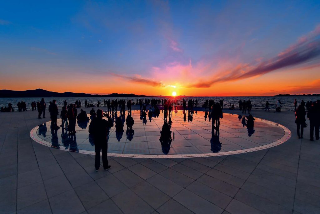 This is photo of a greeting to the Sun, Zadar