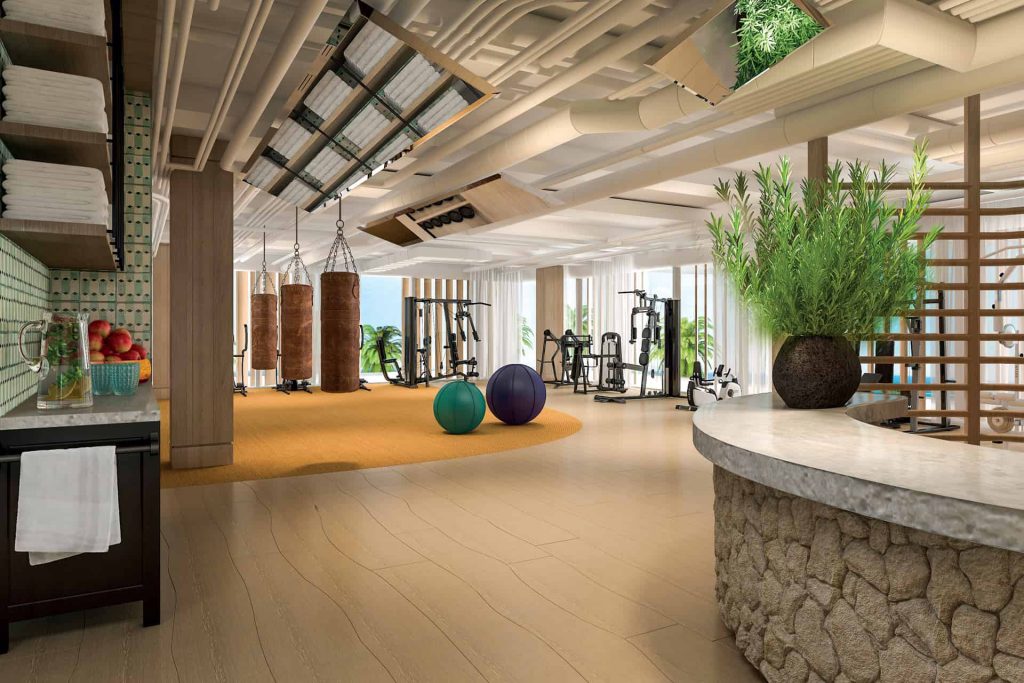 This is photo of a new gym at Falkensteiner resort