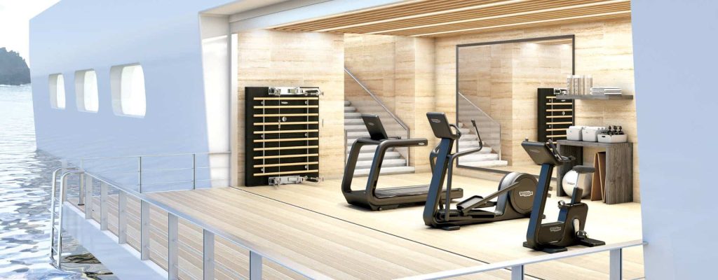 This is a photography superyachts gyms