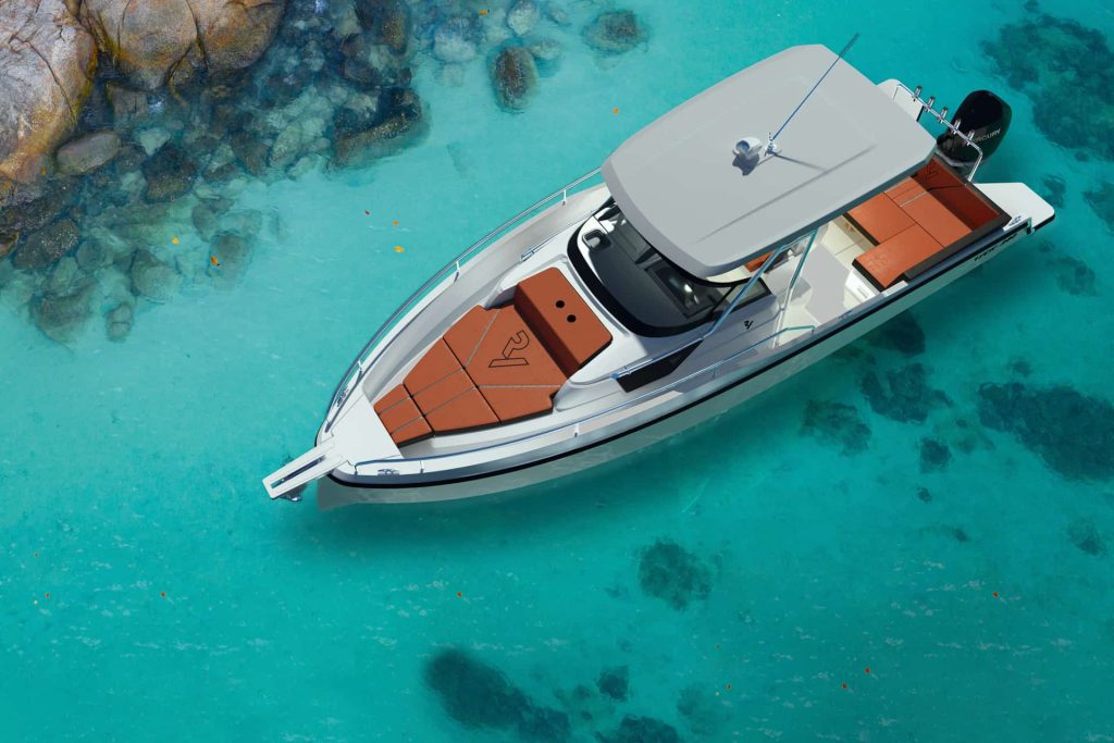 This is photo of a Ryck 280 above view