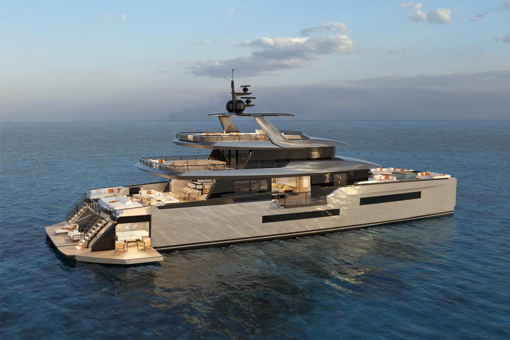 This is photo of a ISA Zeffiro 130 side view