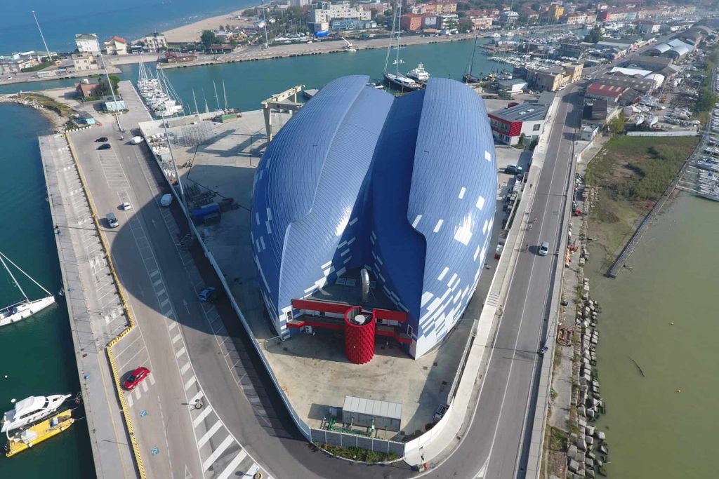 This is photo of a Cantiere Rossini Repainting Sheds