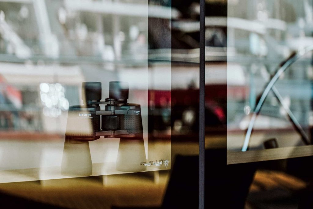 This is photo of a glass surface