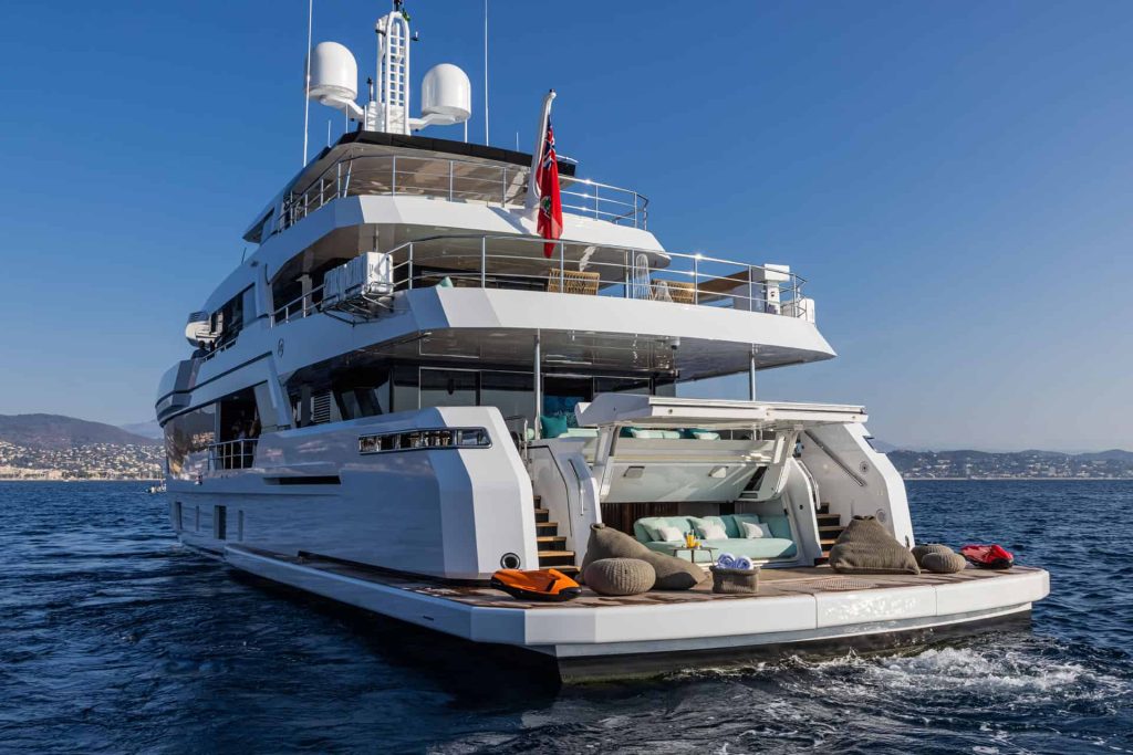 This is photo of a RSY 38m EXP M/Y Emocean