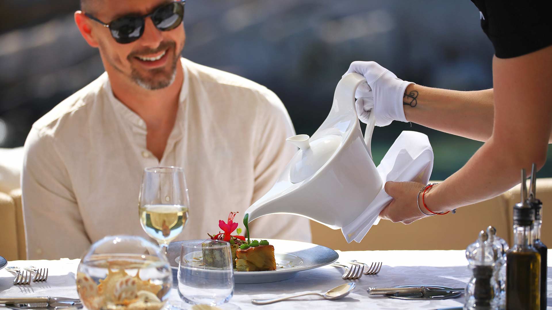 Lunch on board