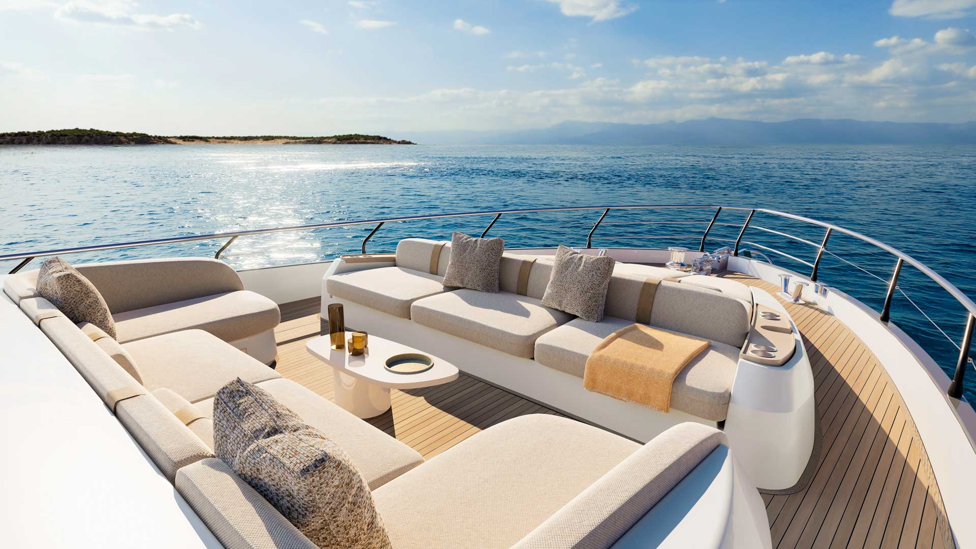 Bow lounge area