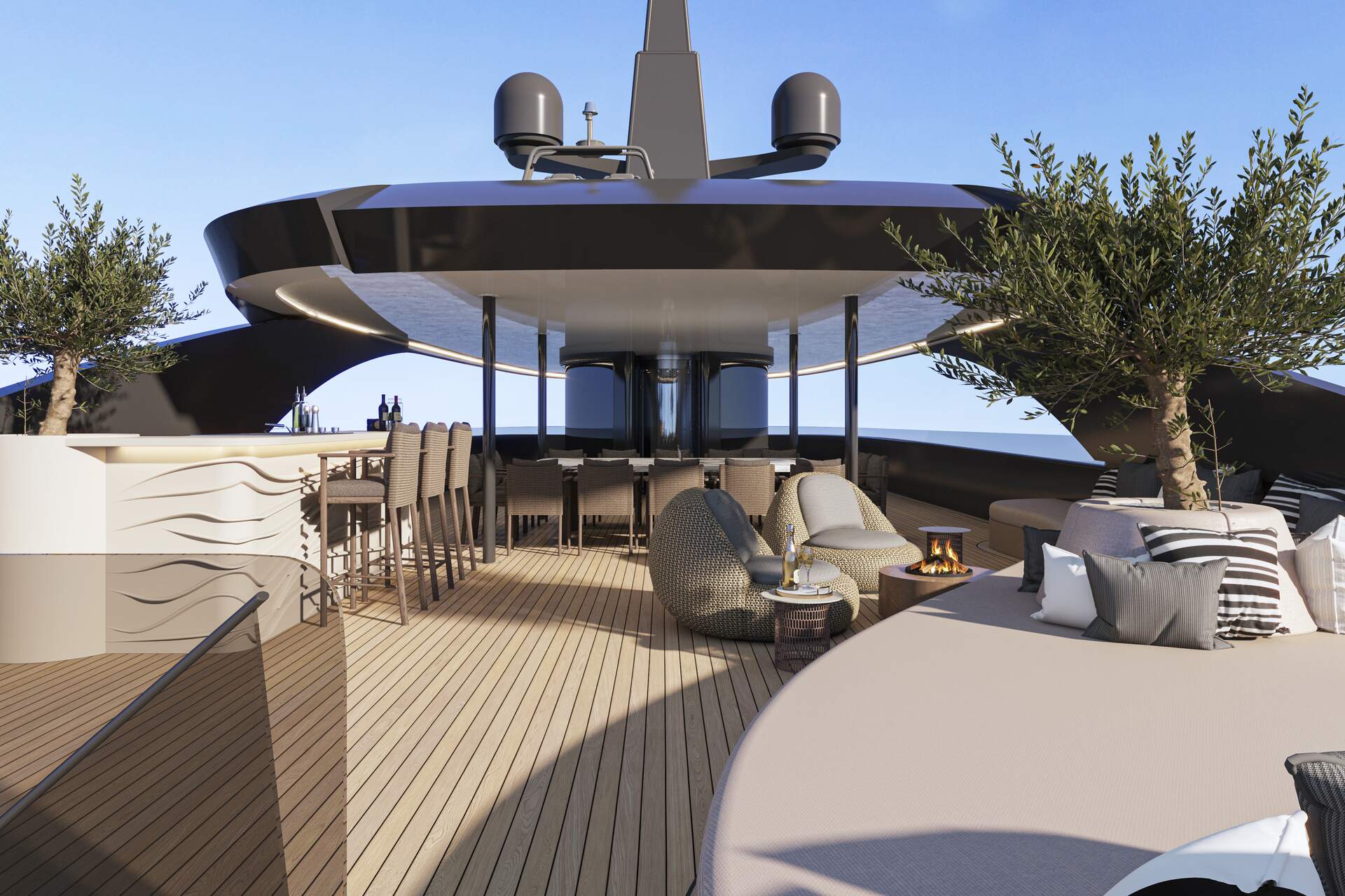 One of the luxury decks