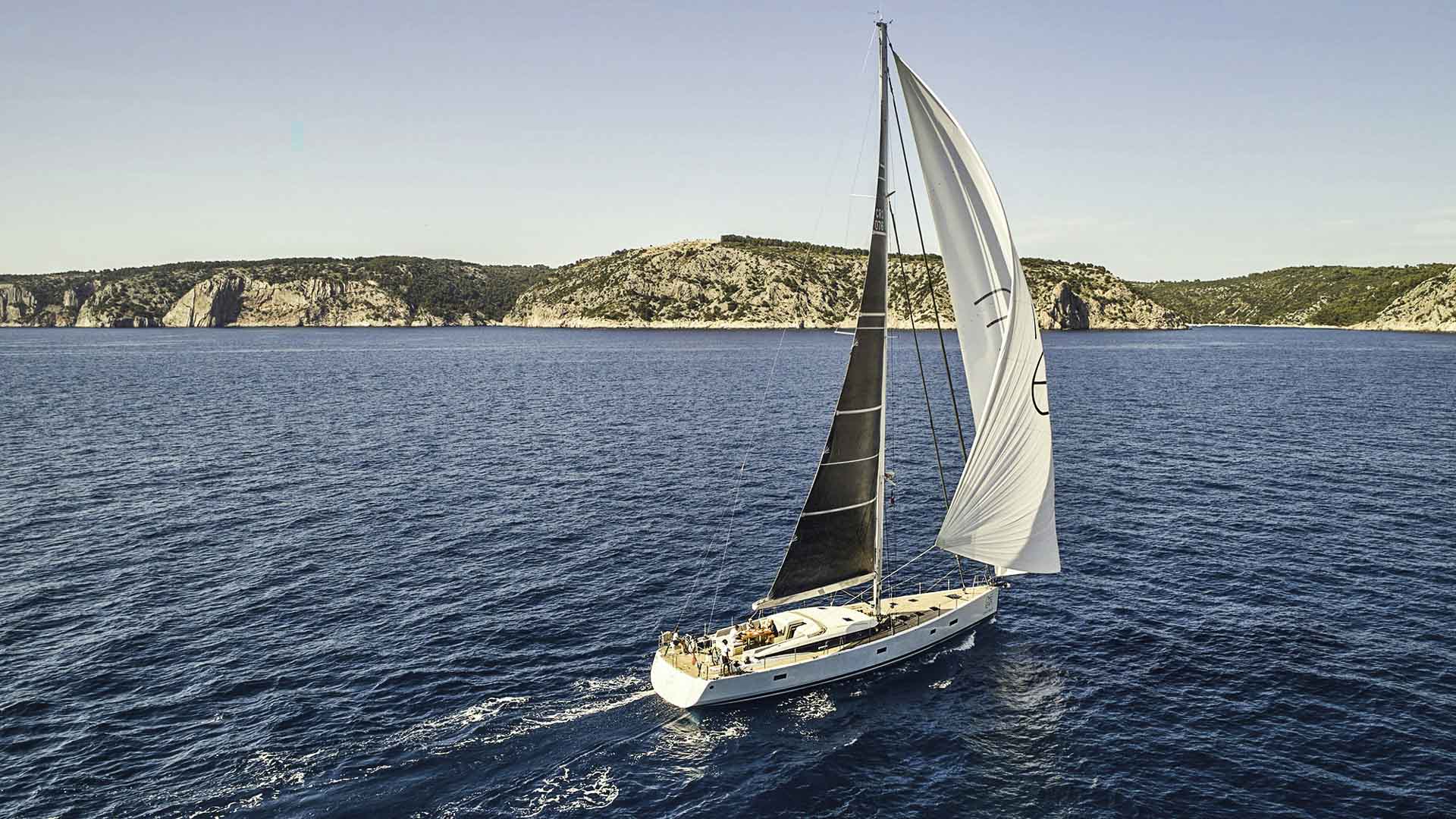 CNB-76 Aenea sailing aerial view
