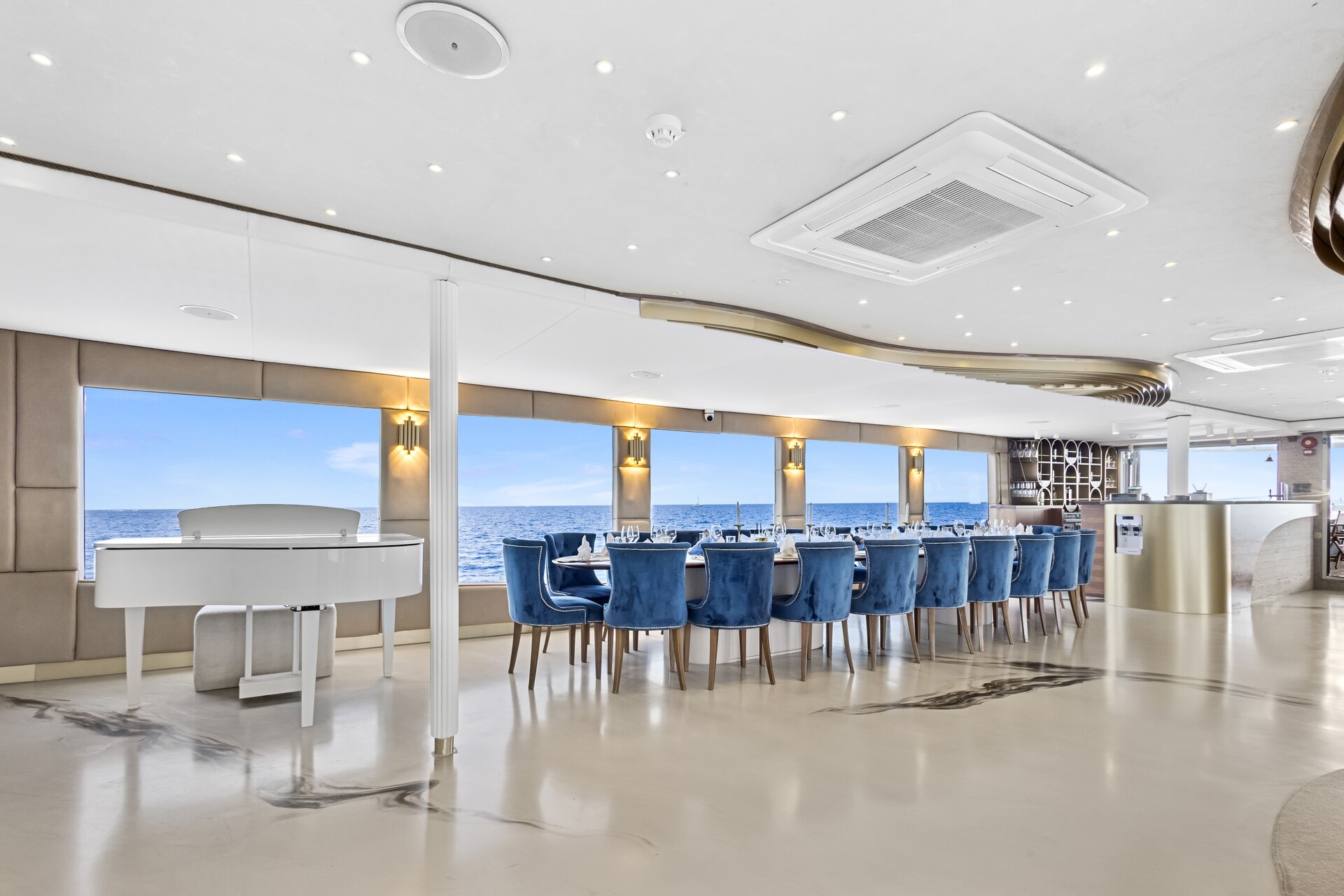 Saloon on upper deck