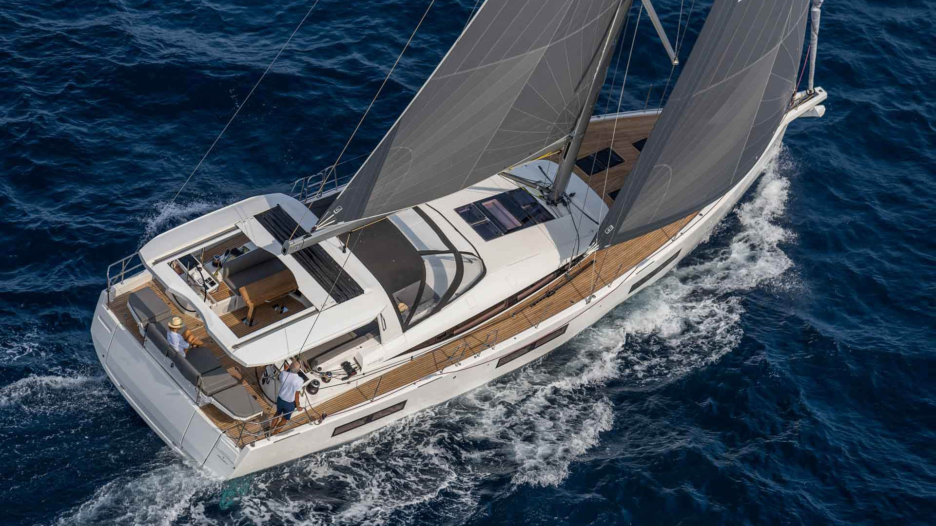 Jeanneau Yachts 60 aerial view