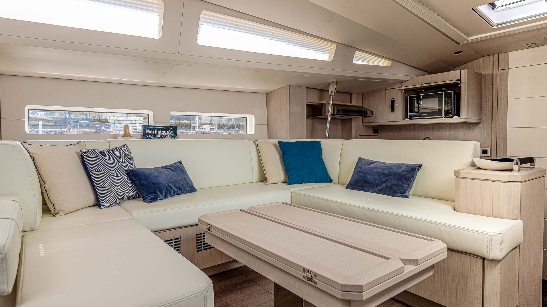 Jeanneau Yachts 60 salon and galley