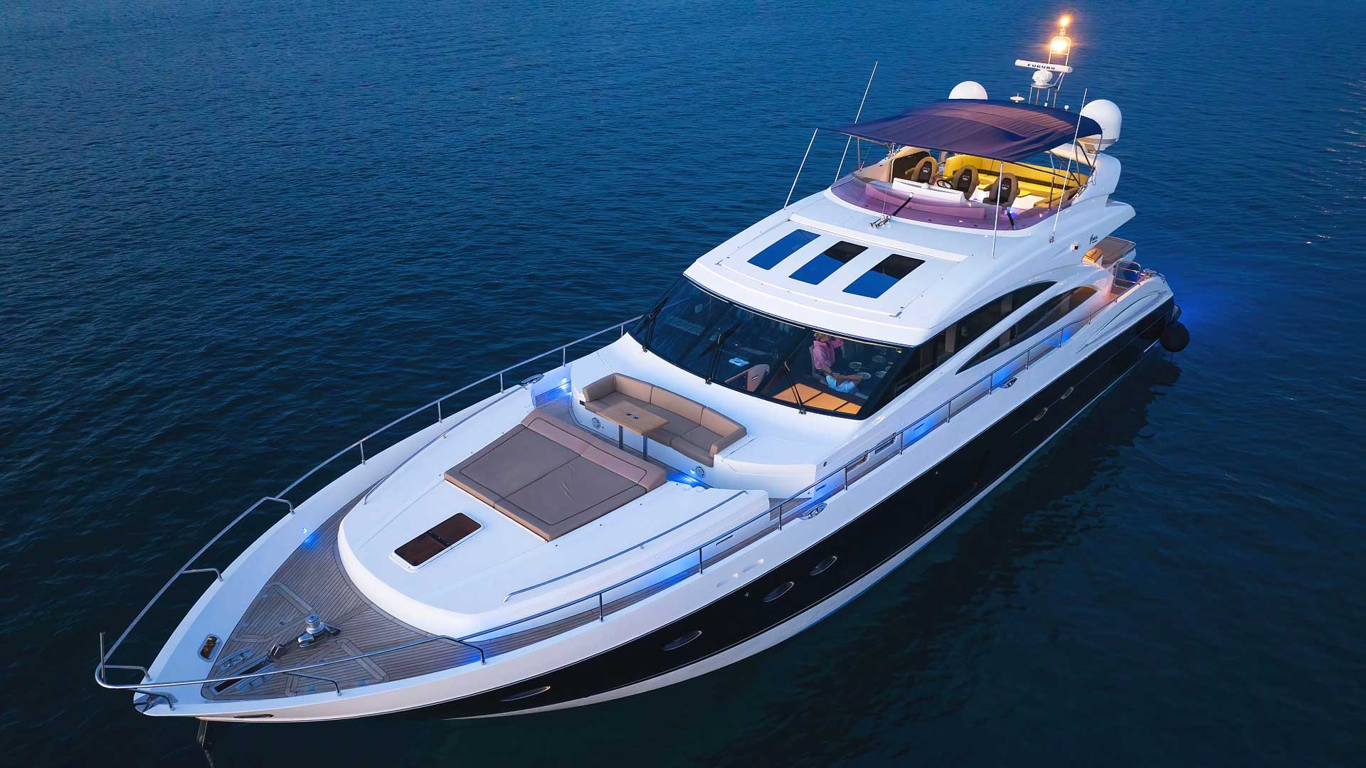 Aft view