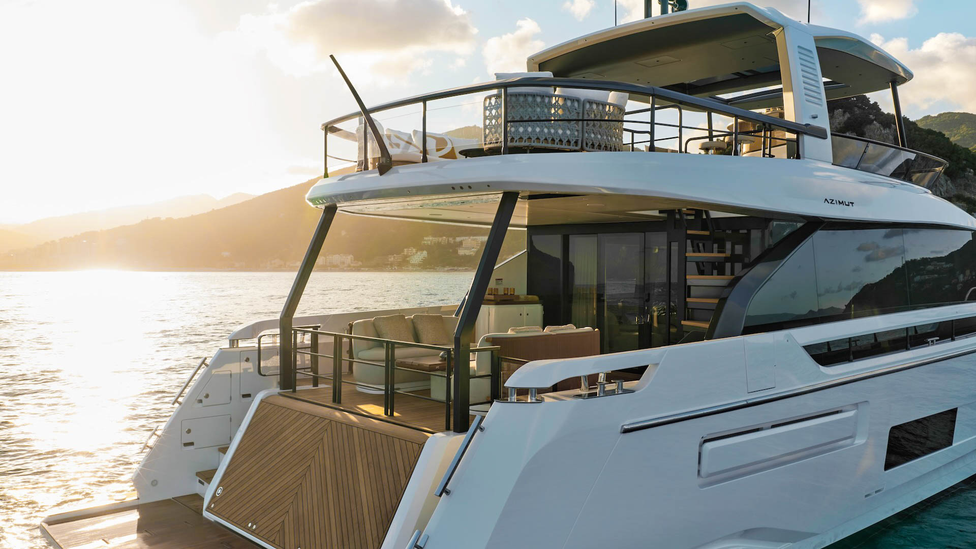 Aft view