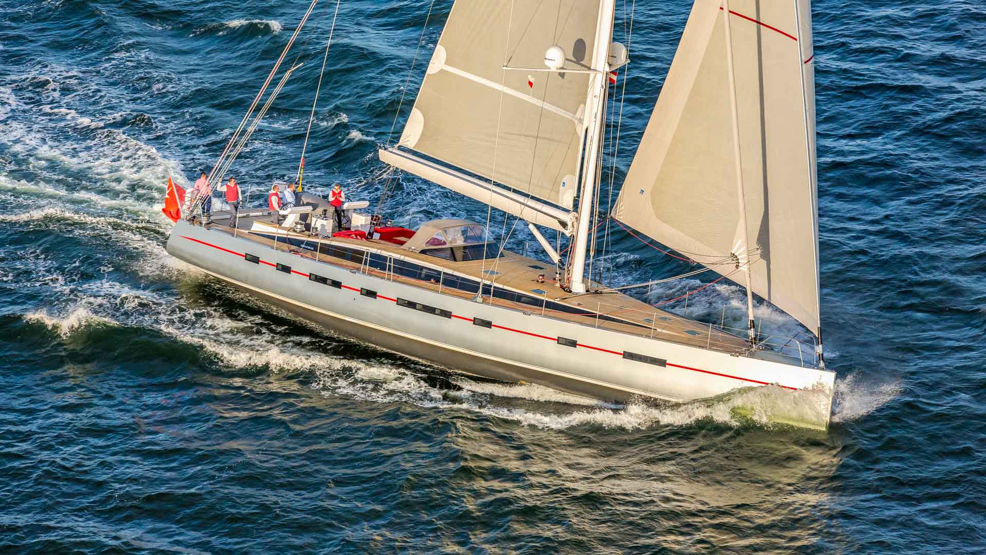 Bellkara at sea