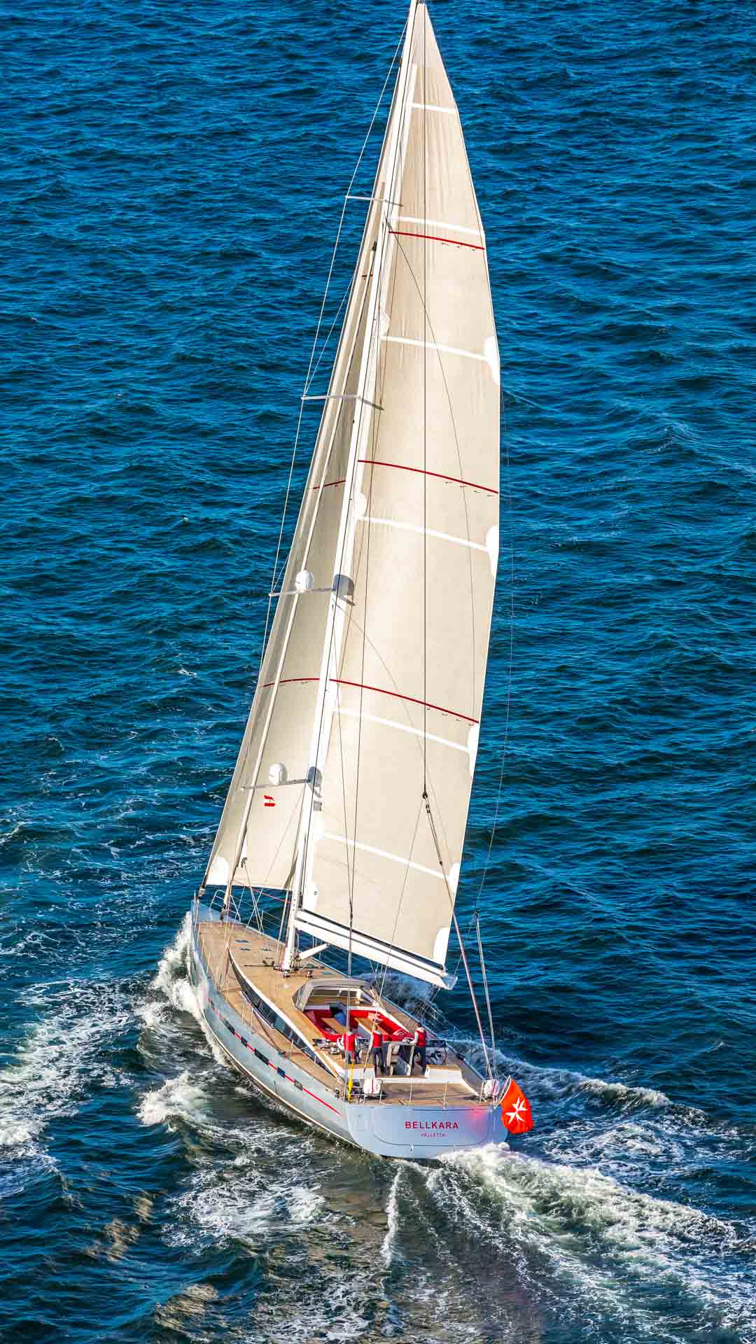 Bellkara at sea