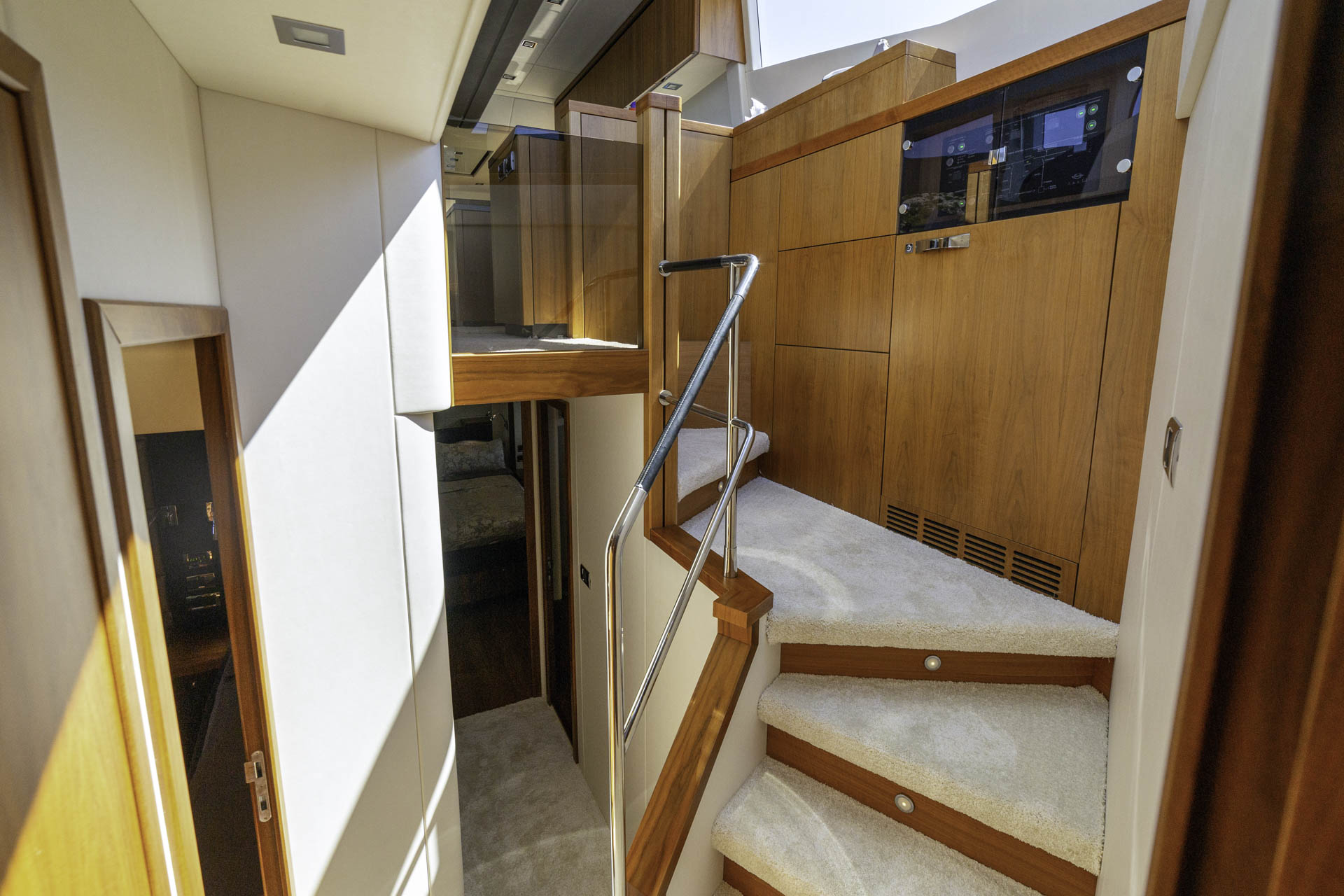 Hallway to cabins