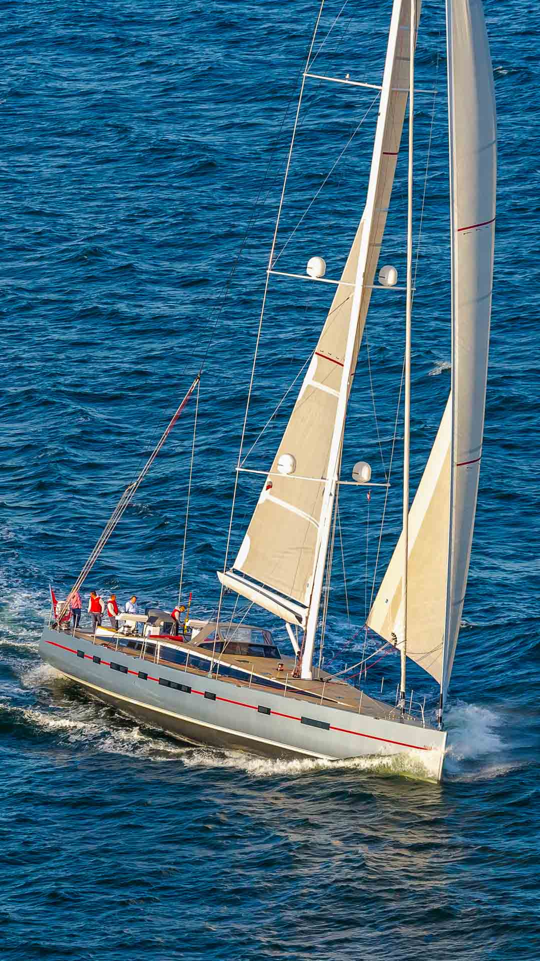 Bellkara at sea