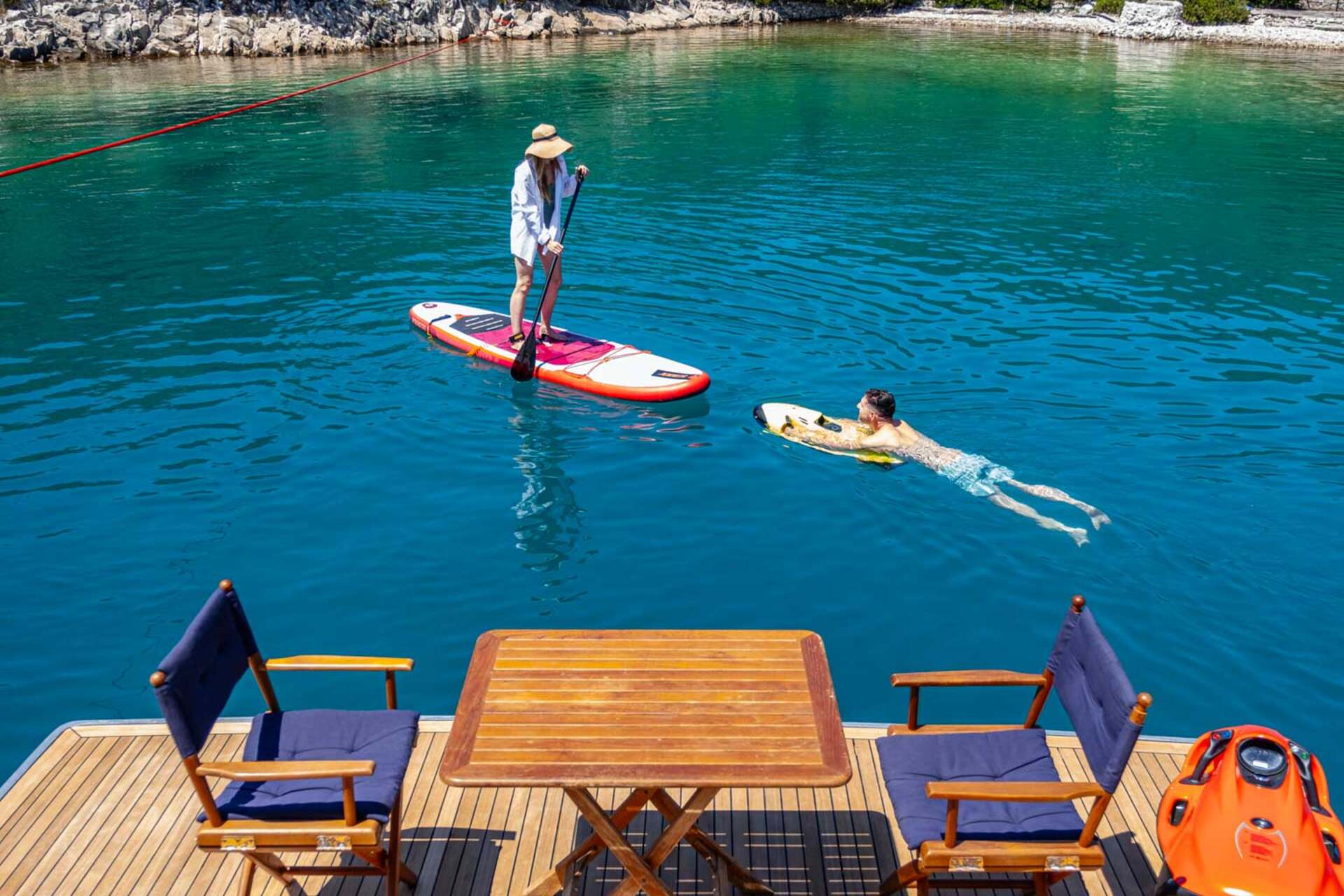 Riva 100’ Corsaro No Stress beach platform