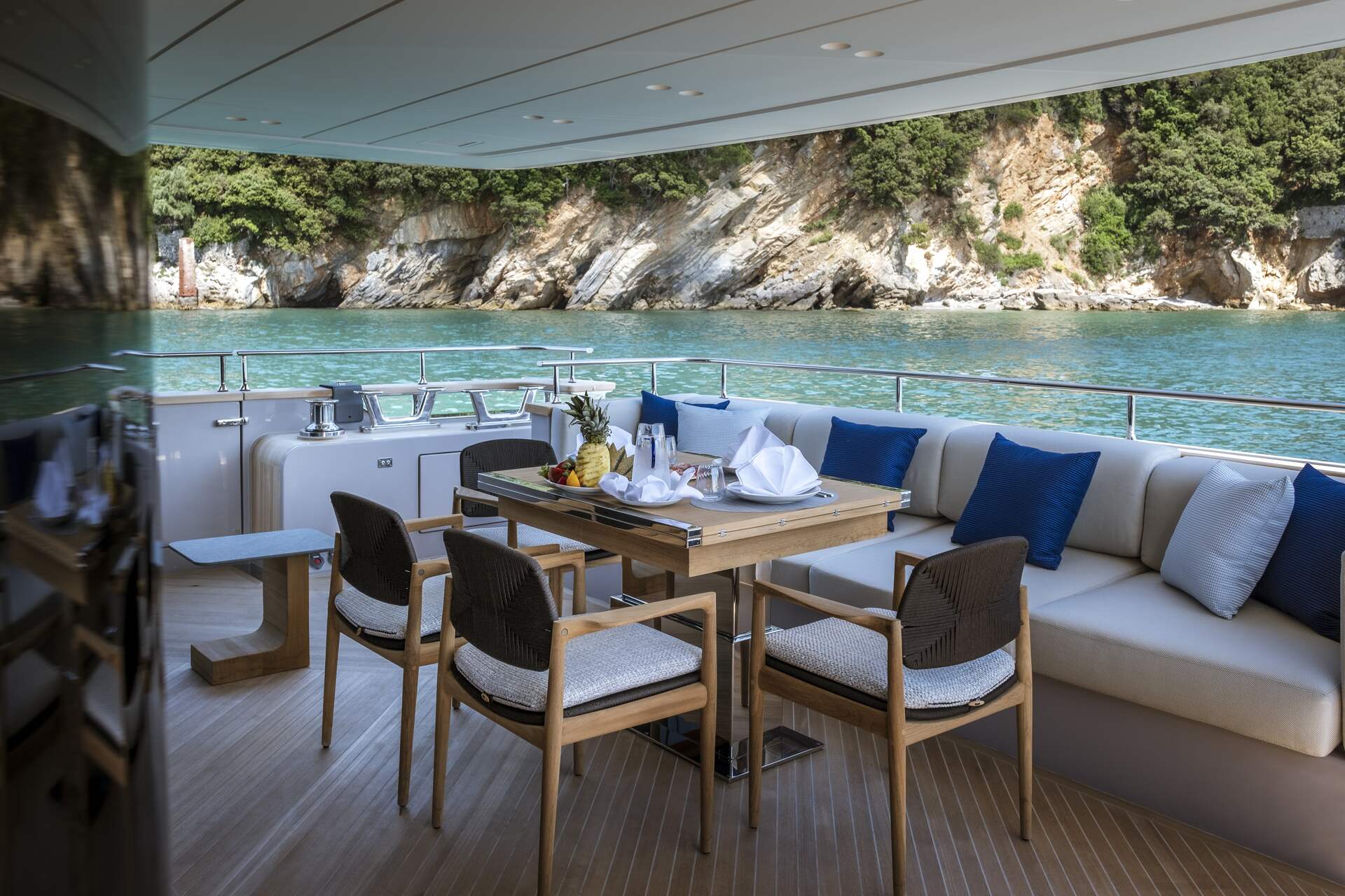 Outdoor dining area