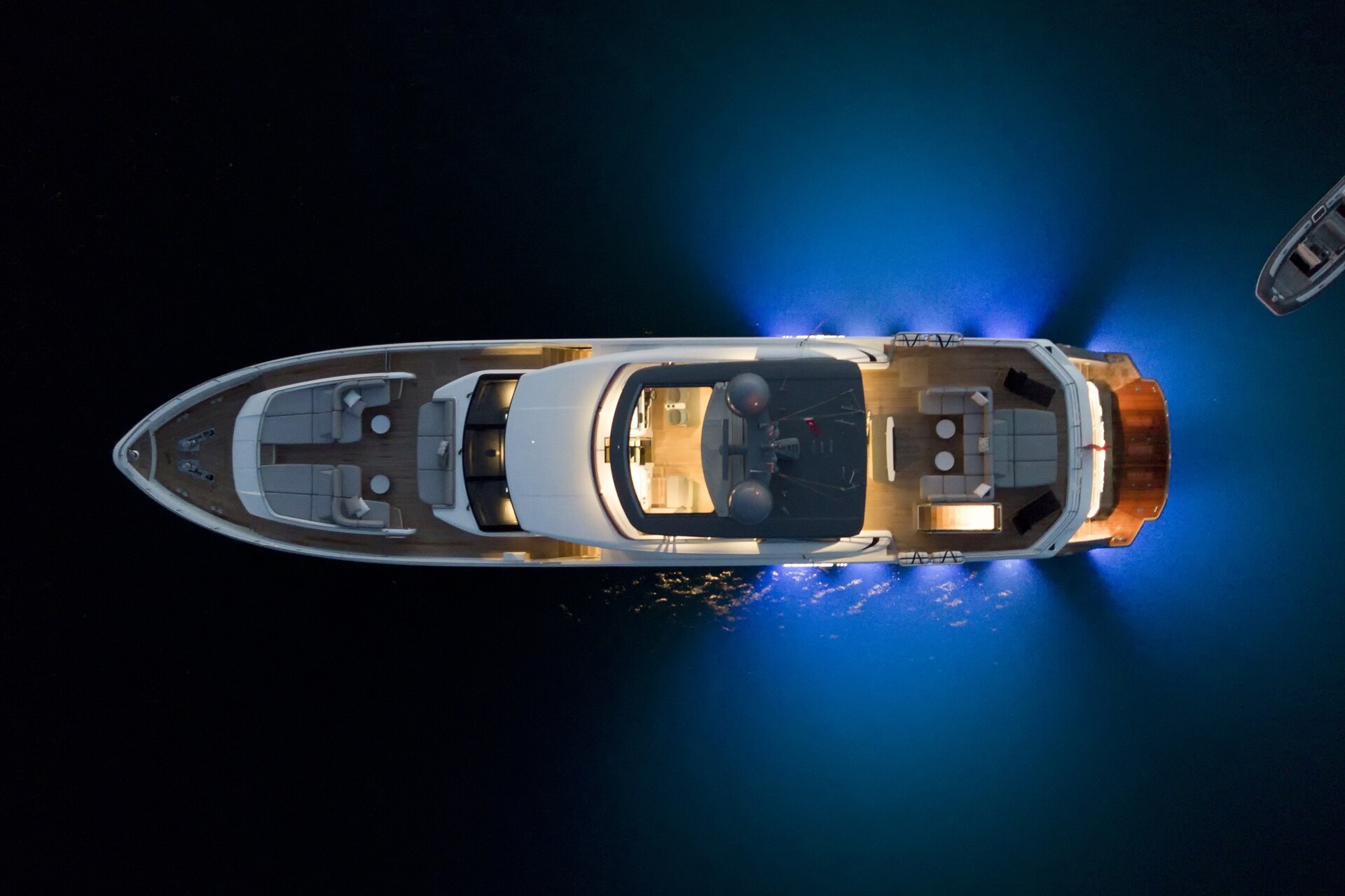 Aerial night view