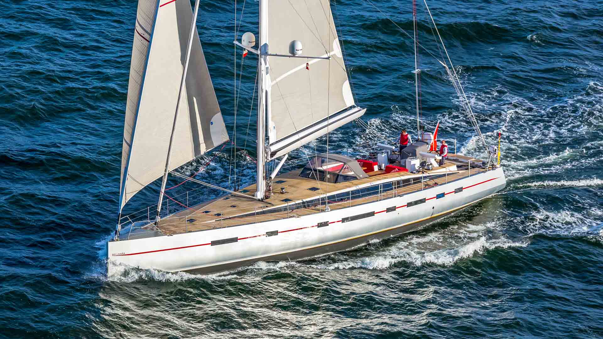Bellkara at sea
