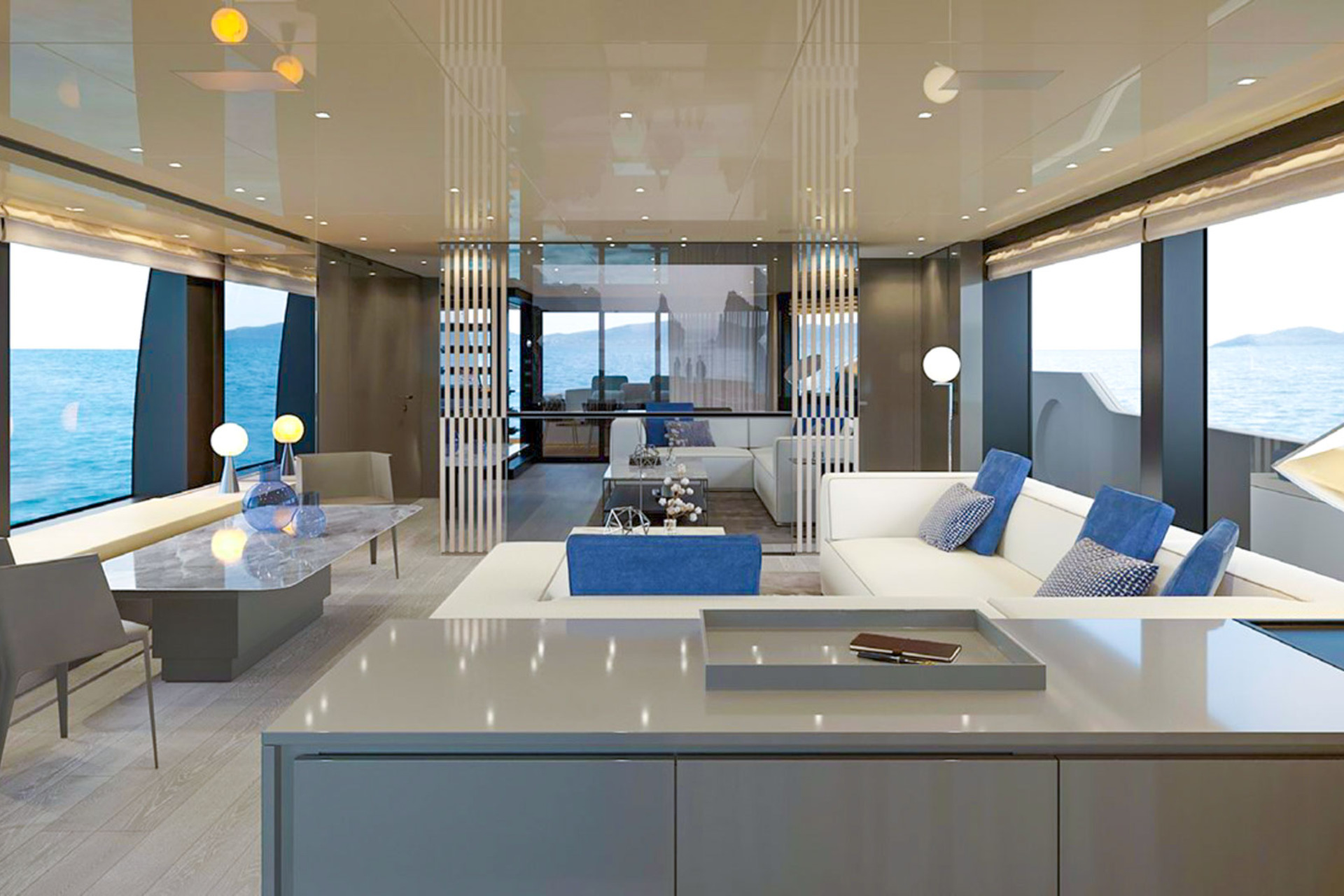 Sanlorenzo SL96A Primus luxury salon