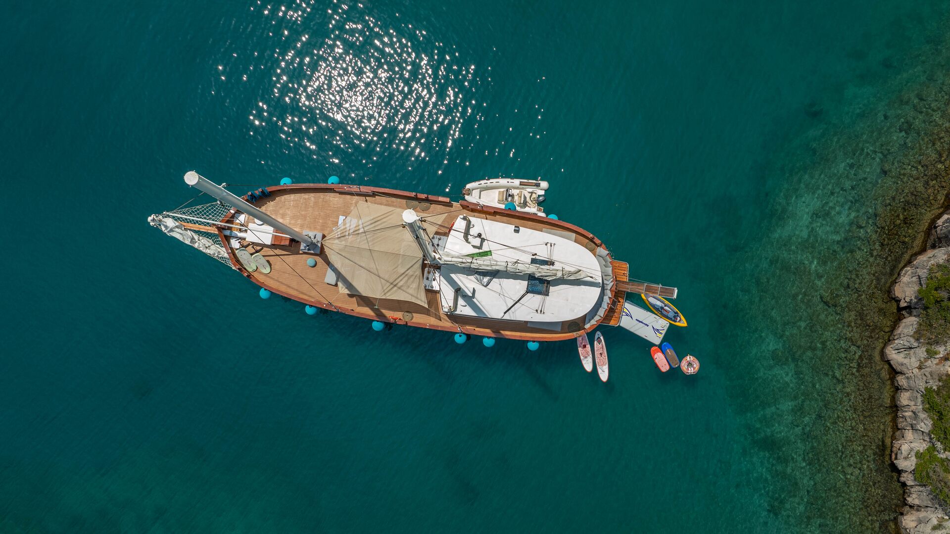 Anchored aerial