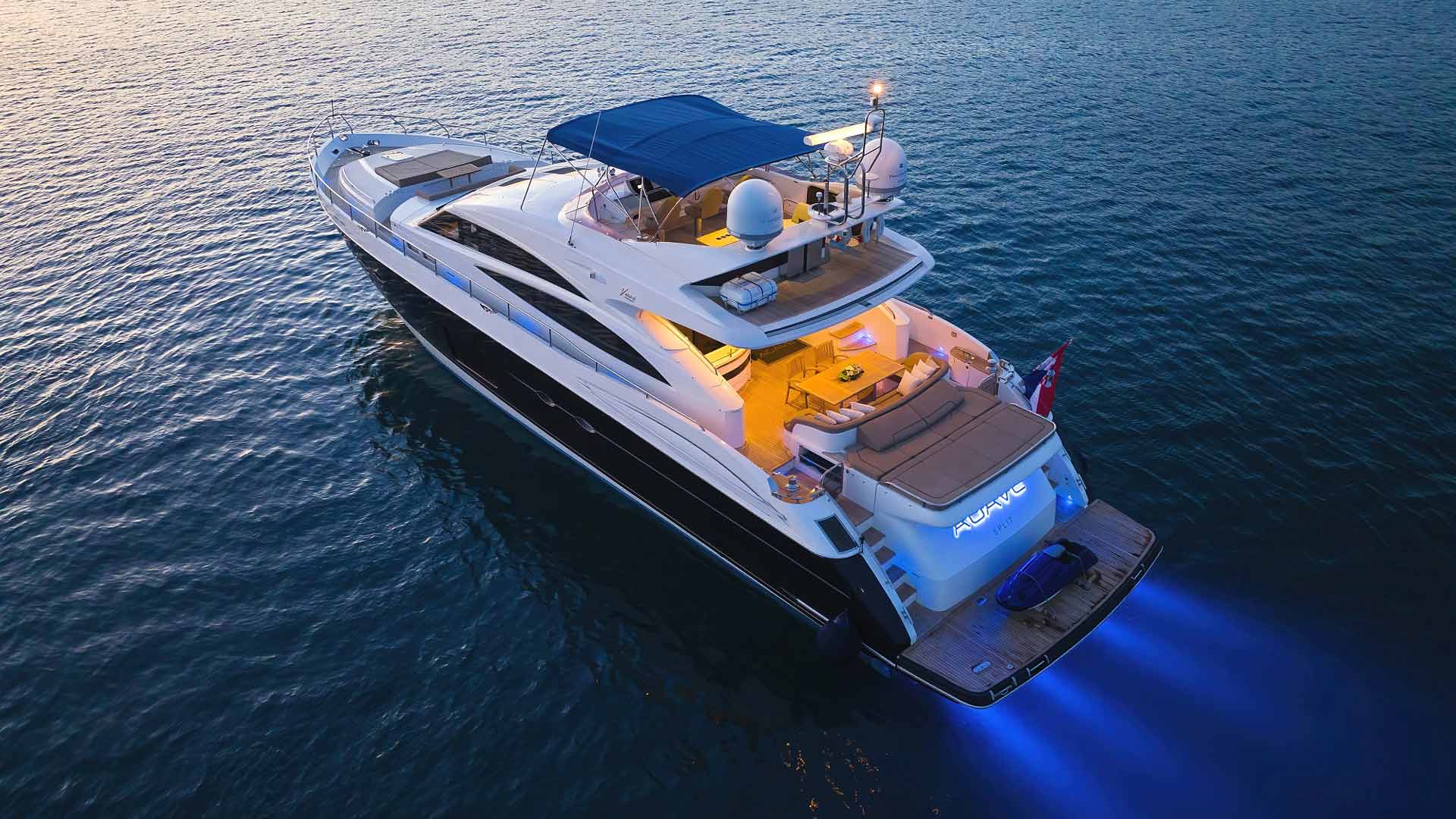 Aft view