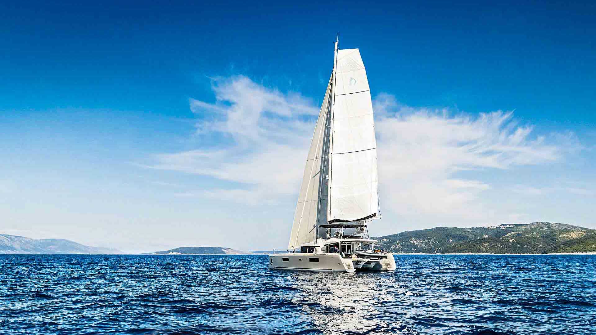 Lagoon 52F Sailing