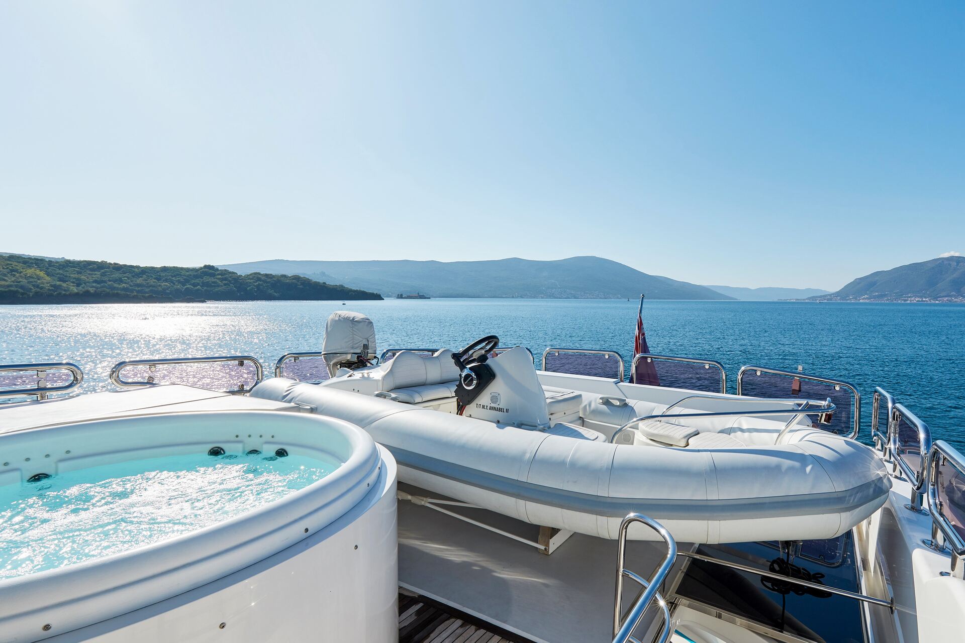 Jacuzzi and tender